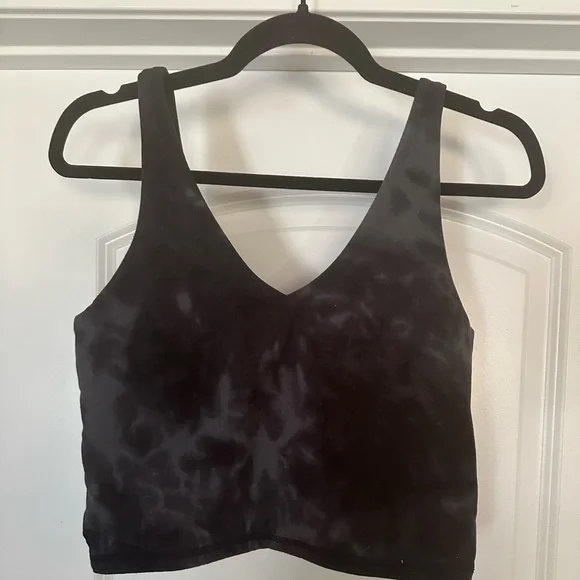 Abercrombie and Fitch Soft AF Black Tie Dye Top - Picture 2 of 4